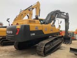 2023 Volvo EC480DL crawler excavator, rear three-quarter view