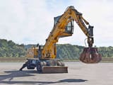2008 Liebherr A316 material handler, side view