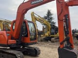2021 Doosan DX80 crawler excavator, side view