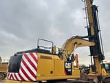 2018 Caterpillar 336FL crawler excavator, rear three-quarter view