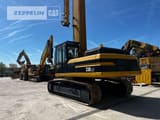 1996 Caterpillar 330LN demolition excavator, rear three-quarter view