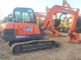 2022 Doosan DH60-7 mini excavator, side view