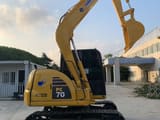 2022 Komatsu PC70-8 crawler excavator, side profile view