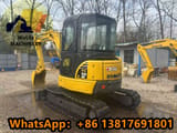 2023 Komatsu PC50MR mini excavator, rear three-quarter view