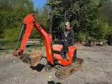 2016 Kubota U10-3 mini excavator, side view