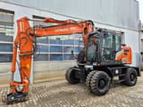 2023 Hitachi ZX175W-7 wheel excavator, side profile view