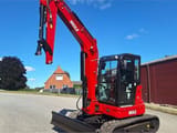 Mole M60ZT mini excavator, side view