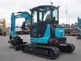 2025 Airman AX55U-7 mini excavator, rear three-quarter view