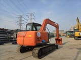 2022 Hitachi Zaxis 60 mini excavator, rear three-quarter view
