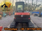 2024 Kubota U48 mini excavator rear view