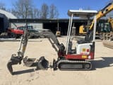 2013 Takeuchi TB108 mini excavator, side view