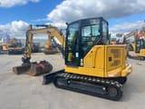 2022 Caterpillar 306CR mini excavator, side view