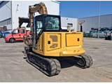 2020 Caterpillar 308-07CR crawler excavator, rear three-quarter view
