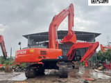 2021 Hitachi Zaxis 240 crawler excavator rear three-quarter view