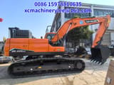 2026 Develon DX225LC crawler excavator, side profile view