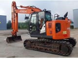 2018 Hitachi ZX135US-6 crawler excavator, side profile view