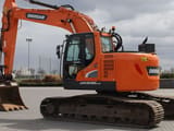 2020 Doosan DX235LCR crawler excavator, side profile view