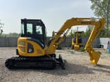 2023 Komatsu PC50MR-3 mini excavator, side view