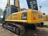 2021 Komatsu PC350-7 crawler excavator, rear three-quarter view