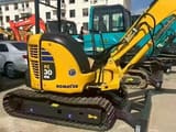 2024 Komatsu PC30 MR mini excavator, side view
