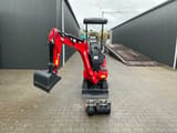 Field Construction HFT12 mini excavator, front view