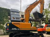 Hyundai 220LC-9S crawler excavator, rear three-quarter view