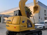 2022 Komatsu PC70-8 crawler excavator, rear three-quarter view