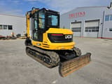 2022 JCB 86C-2T crawler excavator, rear three-quarter view