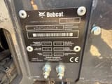 2020 Bobcat E10Z mini excavator identification plate