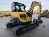 2017 Yanmar VIO80-1A mini excavator, rear three-quarter view