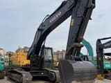 2021 Volvo EC480DL crawler excavator, front three-quarter view
