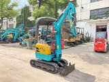 2024 Kubota U17 mini excavator, three-quarter view