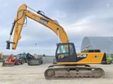 2002 JCB JS 330 LC crawler excavator side view
