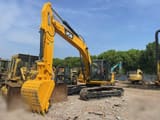2022 JCB JS220LC crawler excavator, side view