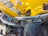 2007 Komatsu PC200-7 crawler excavator interior cab view