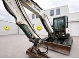 2015 Bobcat E50 mini excavator, side view