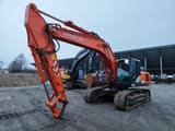 2019 Hitachi ZX300LCN-6 crawler excavator, front three-quarter view