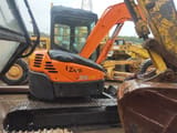 2019 Hitachi Zaxis 55UR mini excavator side view