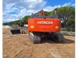 2016 Hitachi ZX300LCN-6 crawler excavator, rear view