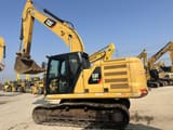 2018 Caterpillar 320GC crawler excavator, side profile view