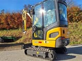 XCMG XE20E mini excavator, rear three-quarter view