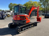 2016 Kubota KX163-5 mini excavator, rear three-quarter view