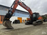 2022 Doosan DX225LC-7 crawler excavator, side view