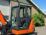 2015 Hitachi ZX65USB-5A mini excavator cab view