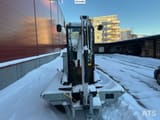 2022 Bobcat E19 mini excavator, rear view on trailer