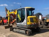 2020 Wacker Neuson ET65 mini excavator, rear three-quarter view