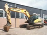 2017 Hyundai HX260LC crawler excavator, side view