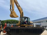 2020 Caterpillar 320CL amfibik ekskavatör, yan profil görünüm