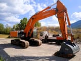 2011 Hitachi ZX350LCN-3 crawler excavator, side view