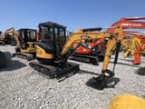 2023 Sany SY26U mini excavator, front three-quarter view